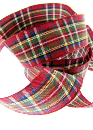 Scottish Tartan Ribbon Black Watch, Cameron, Buchanan, Mackenzie, Dress Stuart - ThreadandTrimmings