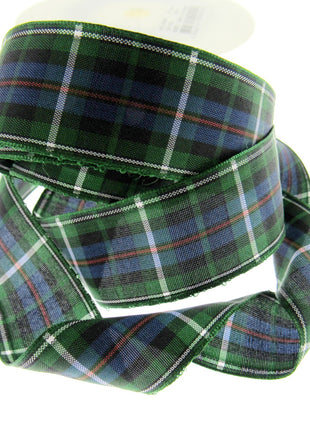 Scottish Tartan Ribbon Black Watch, Cameron, Buchanan, Mackenzie, Dress Stuart - ThreadandTrimmings