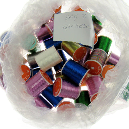 Metallic Embroidery Thread - Job Lot Clearance - Budget Metallic Thread - 2 Lots - ThreadandTrimmings