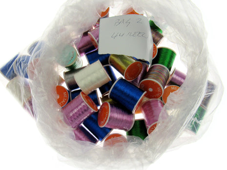 Metallic Embroidery Thread - Job Lot Clearance - Budget Metallic Thread - 2 Lots - ThreadandTrimmings