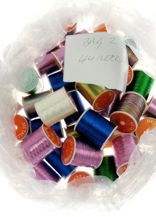 Metallic Embroidery Thread - Job Lot Clearance - Budget Metallic Thread - 2 Lots - ThreadandTrimmings