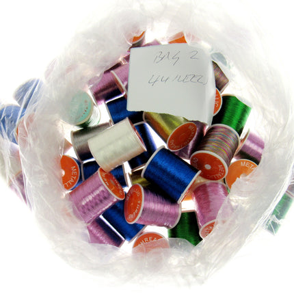 Metallic Embroidery Thread - Job Lot Clearance - Budget Metallic Thread - 2 Lots - ThreadandTrimmings