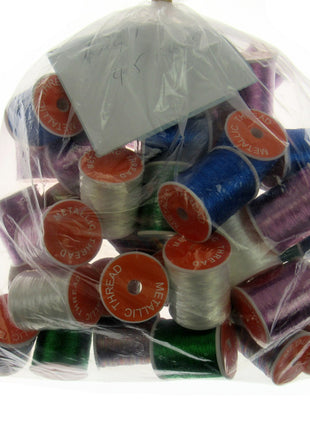 Metallic Embroidery Thread - Job Lot Clearance - Budget Metallic Thread - 2 Lots - ThreadandTrimmings