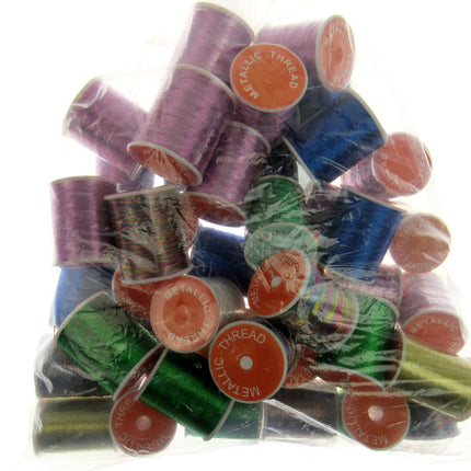 Metallic Embroidery Thread - Job Lot Clearance - Budget Metallic Thread - 2 Lots - ThreadandTrimmings