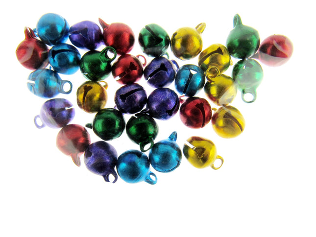 Assorted Christmas Jingle Bells Packs of 30 Pieces 10mm/12mm Trimits