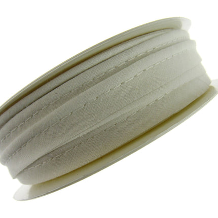 Bias Cotton Piping Cord Insertion Trim with Flange 7 Colours Choose Pack Size - ThreadandTrimmings