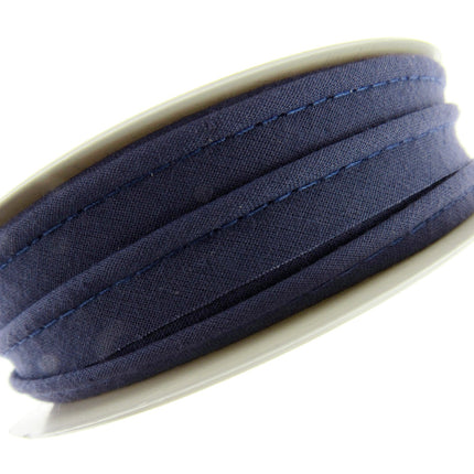 Bias Cotton Piping Cord Insertion Trim with Flange 7 Colours Choose Pack Size - ThreadandTrimmings
