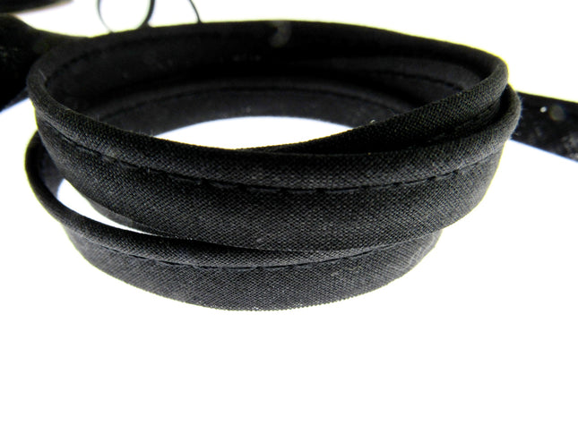 Bias Cotton Piping Cord Insertion Trim with Flange 7 Colours Choose Pack Size - ThreadandTrimmings