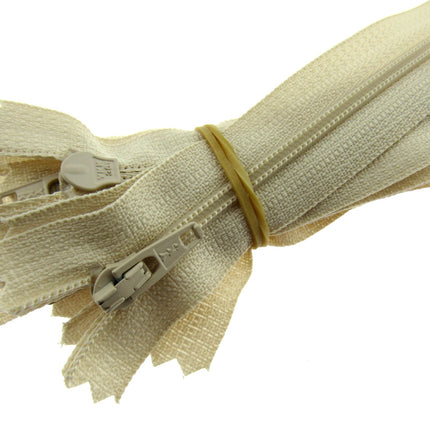 YKK Nylon Zips Closed End Autolock Zips 12", 14" & 16" Choose From 32 Colours - ThreadandTrimmings