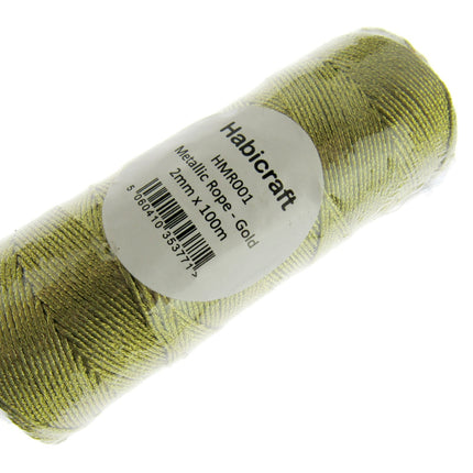 Metallic Lurex Rope Trimming String Twine 1mm Wide Choice of Length & Colour - ThreadandTrimmings