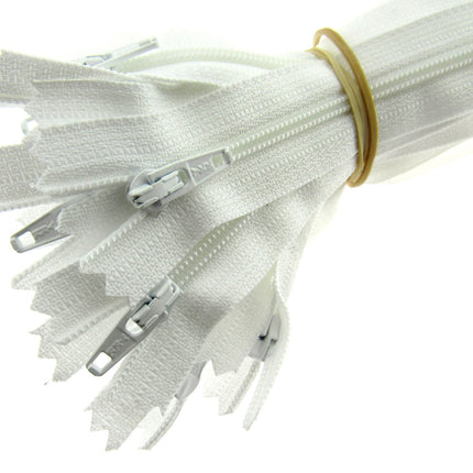 YKK Nylon Closed End Dress Cushion Zips 5 x 12", 14" or 16" High Quality Zip - ThreadandTrimmings