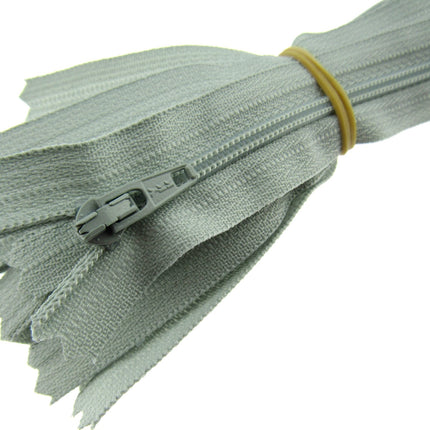 YKK Nylon Zips Closed End Autolock Zips 12", 14" & 16" Choose From 32 Colours - ThreadandTrimmings