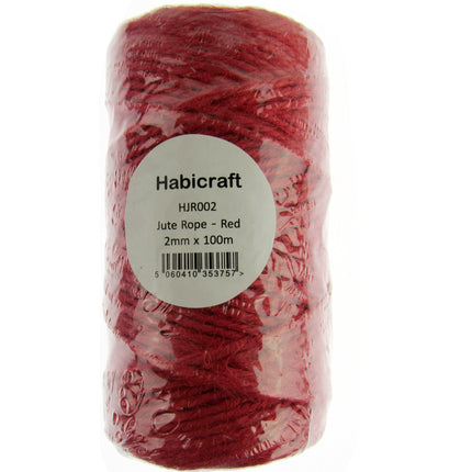 Natural Jute Rope Twine in 3 Colours 2mm Wide Choice of Pack Length - - ThreadandTrimmings