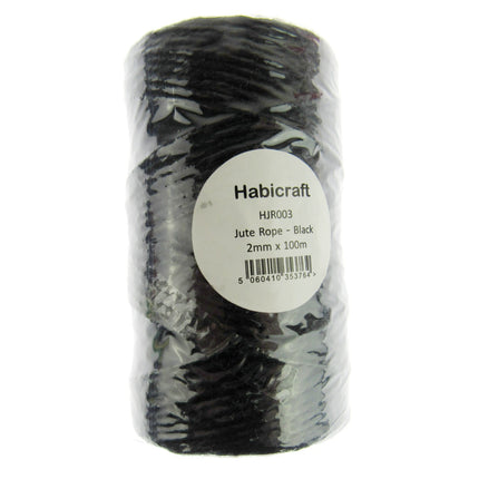Natural Jute Rope Twine in 3 Colours 2mm Wide Choice of Pack Length - - ThreadandTrimmings