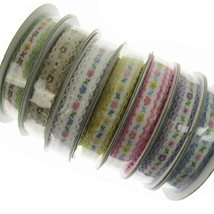 Daisy Ribbon Braid With Picot Edge - 12mm Wide - Pretty, Cute & Elegant