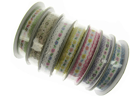 Daisy Ribbon Braid With Picot Edge - 12mm Wide - Pretty, Cute & Elegant