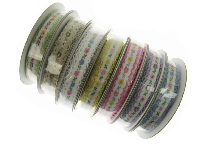 Daisy Ribbon Braid With Picot Edge - 12mm Wide - Pretty, Cute & Elegant