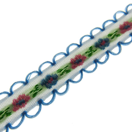 Daisy Ribbon Braid With Picot Edge - 12mm Wide - Pretty, Cute & Elegant