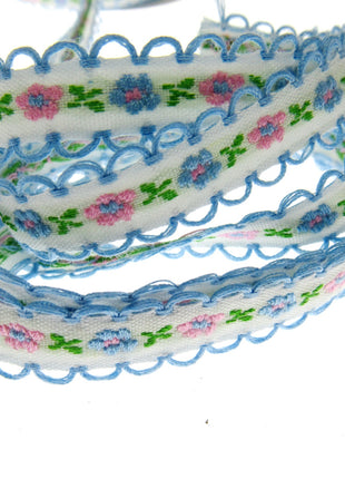 Daisy Ribbon Braid With Picot Edge - 12mm Wide - Pretty, Cute & Elegant