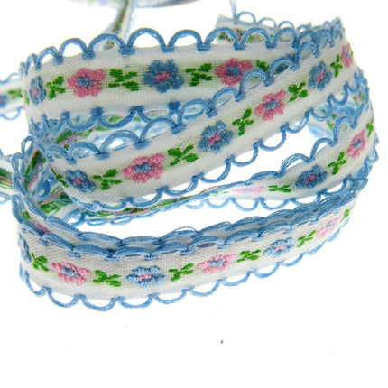 Daisy Ribbon Braid With Picot Edge - 12mm Wide - Pretty, Cute & Elegant