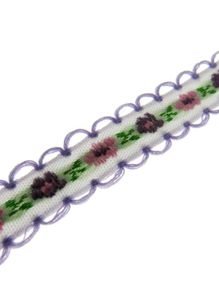 Daisy Ribbon Braid With Picot Edge - 12mm Wide - Pretty, Cute & Elegant