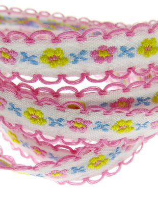 Daisy Ribbon Braid With Picot Edge - 12mm Wide - Pretty, Cute & Elegant