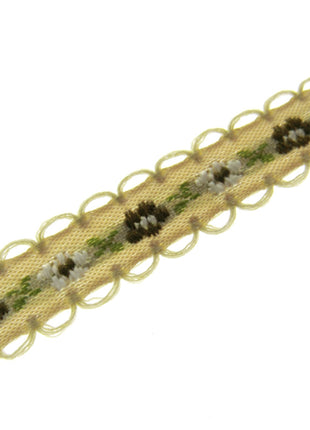 Daisy Ribbon Braid With Picot Edge - 12mm Wide - Pretty, Cute & Elegant