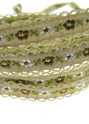 Daisy Ribbon Braid With Picot Edge - 12mm Wide - Pretty, Cute & Elegant