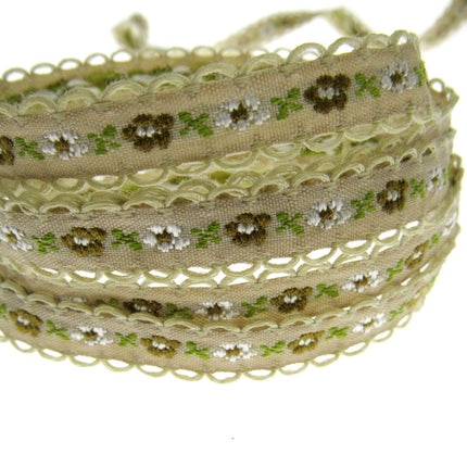 Daisy Ribbon Braid With Picot Edge - 12mm Wide - Pretty, Cute & Elegant