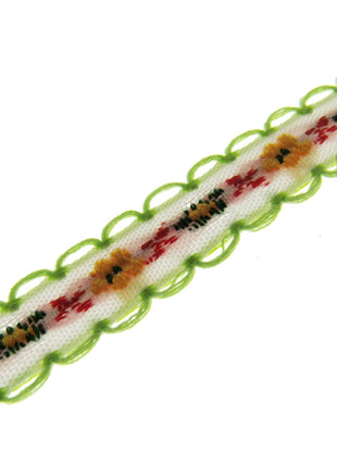 Daisy Ribbon Braid With Picot Edge - 12mm Wide - Pretty, Cute & Elegant