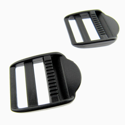 Delrin Bar Slider with Tab for Webbing 3 Bars 1" Wide Insert - ThreadandTrimmings
