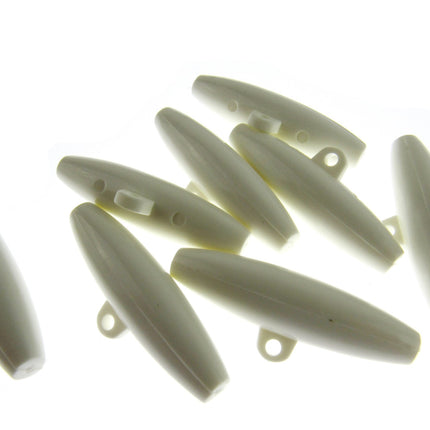 Large Toggle Buttons - 38mm Long - 6 Pack - 6 Colours - Clearance - ThreadandTrimmings