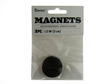 Round Craft Magnets - 3 Pieces - 3cm Diameter - Made by Darice