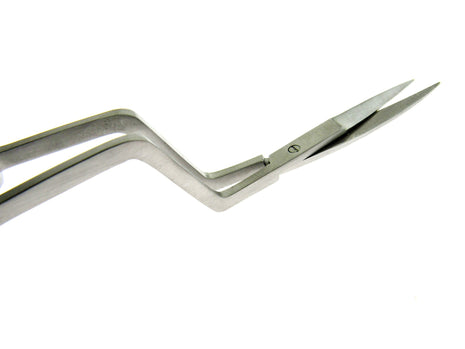 Scissors with Spring Action & Bent Neck & Curved Blade DCH17