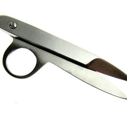 Handy Sewing Thread Snips 11.5cm/4.5" Stainless Steel Spring Loaded Scissors - ThreadandTrimmings