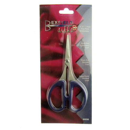 Soft Feel Embroidery Scissors with Fine Point by Bexfield - 4 1/4" - (11cm) M80