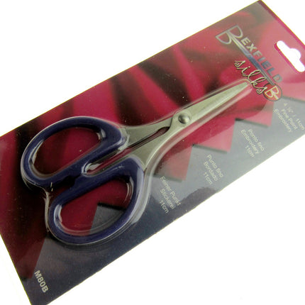 Soft Feel Embroidery Scissors with Fine Point by Bexfield - 4 1/4" - (11cm) M80
