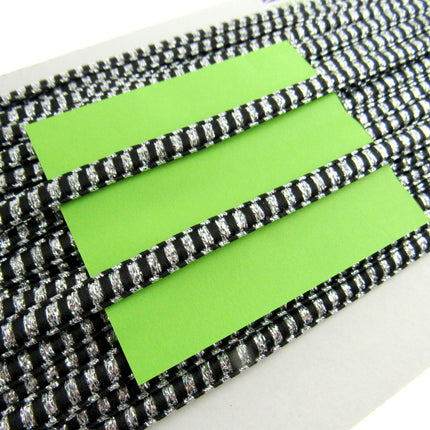 Lurex President Braid Four Colours Available 8mm Wide - ThreadandTrimmings