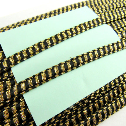 Lurex President Braid Four Colours Available 8mm Wide - ThreadandTrimmings