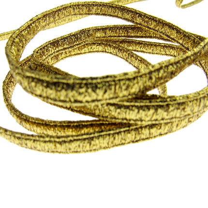 Lurex President Braid Four Colours Available 8mm Wide - ThreadandTrimmings