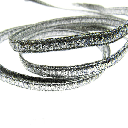 Lurex President Braid Four Colours Available 8mm Wide - ThreadandTrimmings