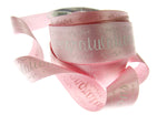 Pink Satin Congratulations Ribbon by Berisfords - 3 meters - 25mm Wide