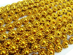 Metallic Daisy Trimming in Gold - 10mm Wide - 0256