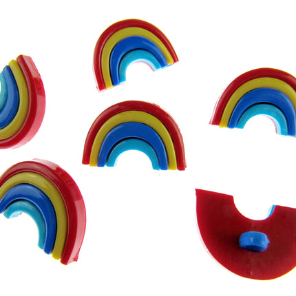 Rainbow Buttons with Shank 25mm Great for LGBTQ Pride Costumes Choose Pack