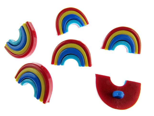 Rainbow Buttons with Shank 25mm Great for LGBTQ Pride Costumes Choose Pack