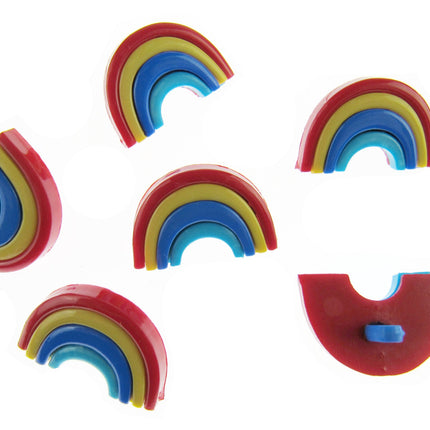 Rainbow Buttons with Shank 25mm Great for LGBTQ Pride Costumes Choose Pack