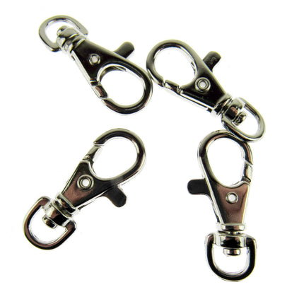 Lobster Clasps Swivel Hook for Bag Makers Choose Pack Size 10mm x 37mm CX82 - ThreadandTrimmings