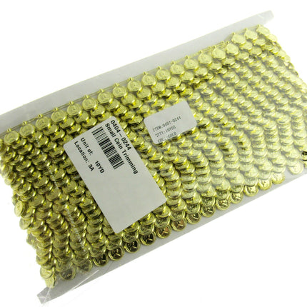 Coin Trimming - Small Gold or Silver - 10mm Wide Plastic Trimming - 0404-0244