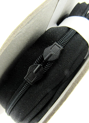 Continuous Invisible Zip Chain with 12 Sliders 6m x No 3 Chain 4 x Colours - ThreadandTrimmings