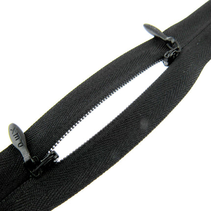 Continuous Invisible Zip Chain with 12 Sliders 6m x No 3 Chain 4 x Colours - ThreadandTrimmings